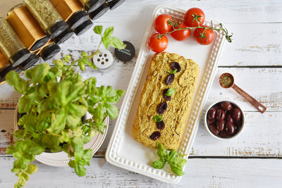 Olive and Sun-Dried Tomato Protein Loaf