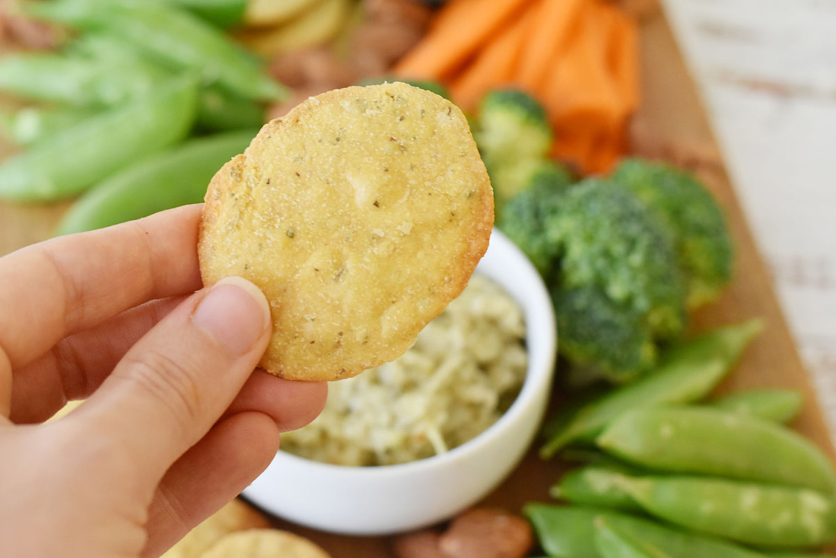 Italian Herb Chickpea Chips Anthonys Goods