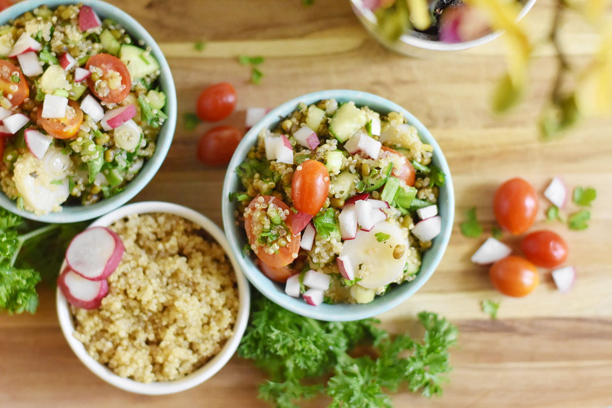 Mung Bean and Quinoa Salad Anthonys Goods