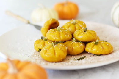 Pumpkin Gnocchi with Garlic and Sage