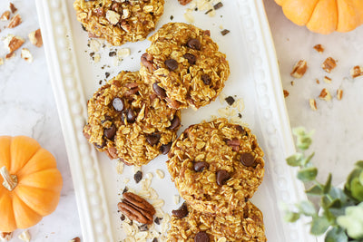 Pumpkin Pecan Oatmeal Cookies