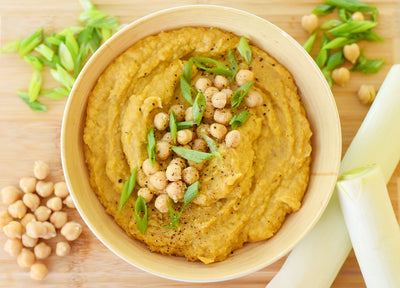 Creamy Chickpea, Leek and Potato Soup