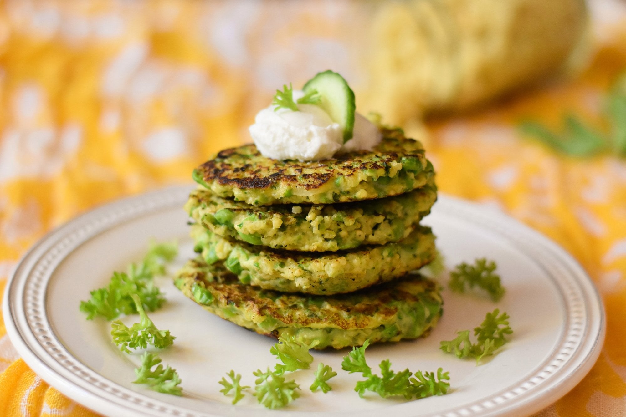 Millet and Green Pea Patties