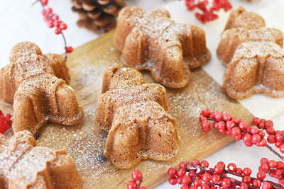 Gluten Free Mini Gingerbread Cakes