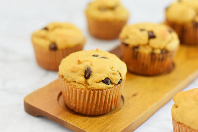 Chocolate Chip Oat Fiber Muffins