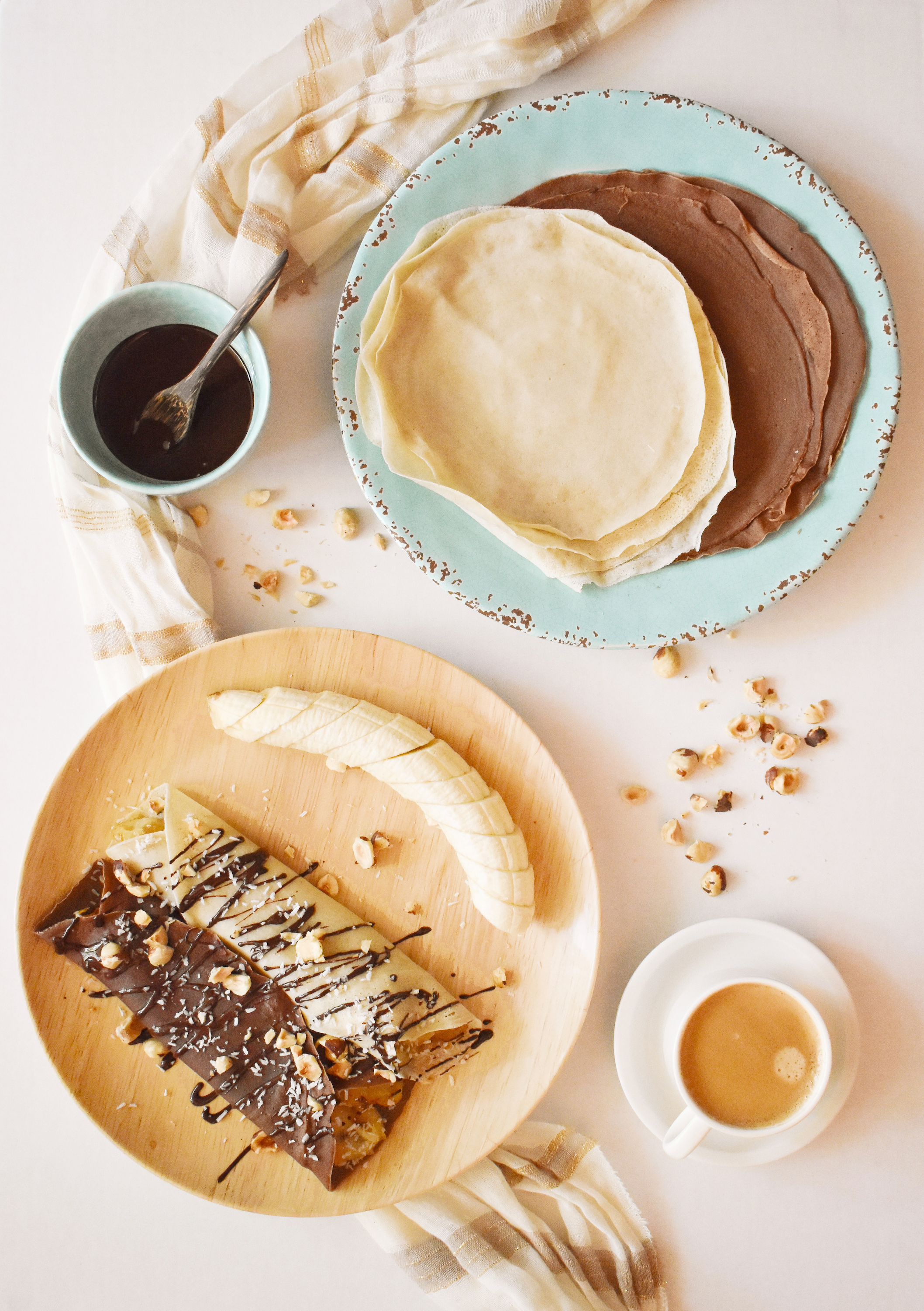 Chocolate Rose Crepes