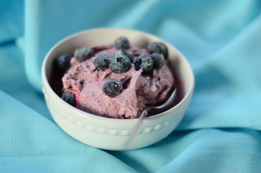 Blueberry Amla Ice Cream