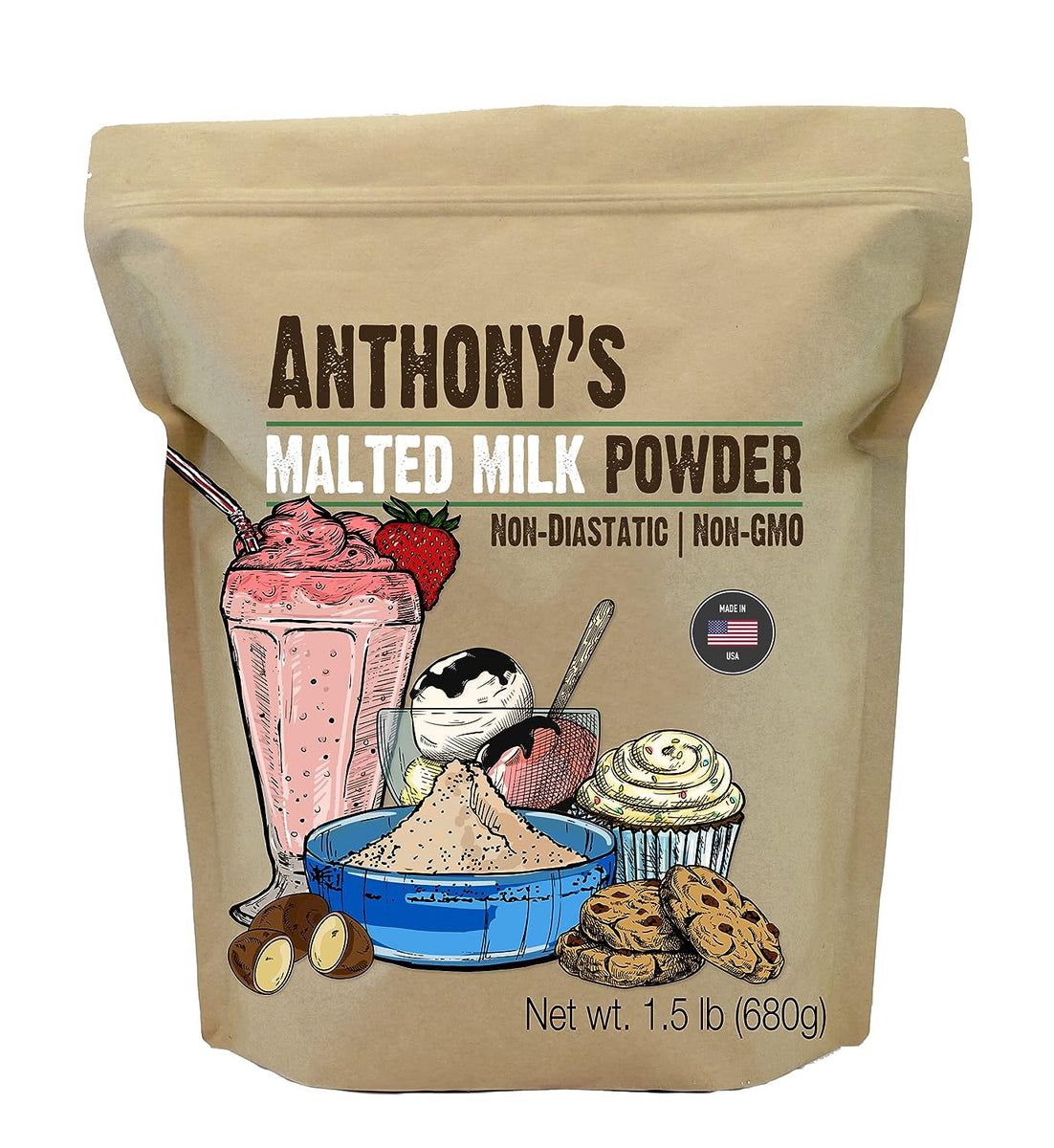 Malted Milk Powder Anthonys Goods
