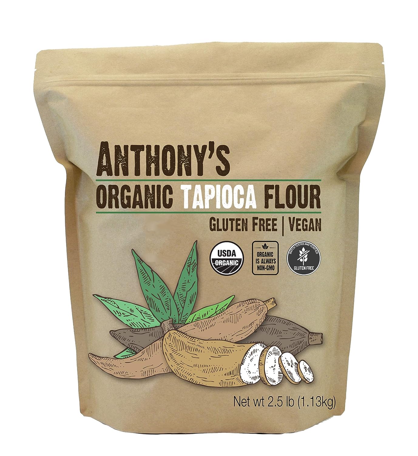 Organic Tapioca Flour: Vegan Friendly & Certified Gluten-Free