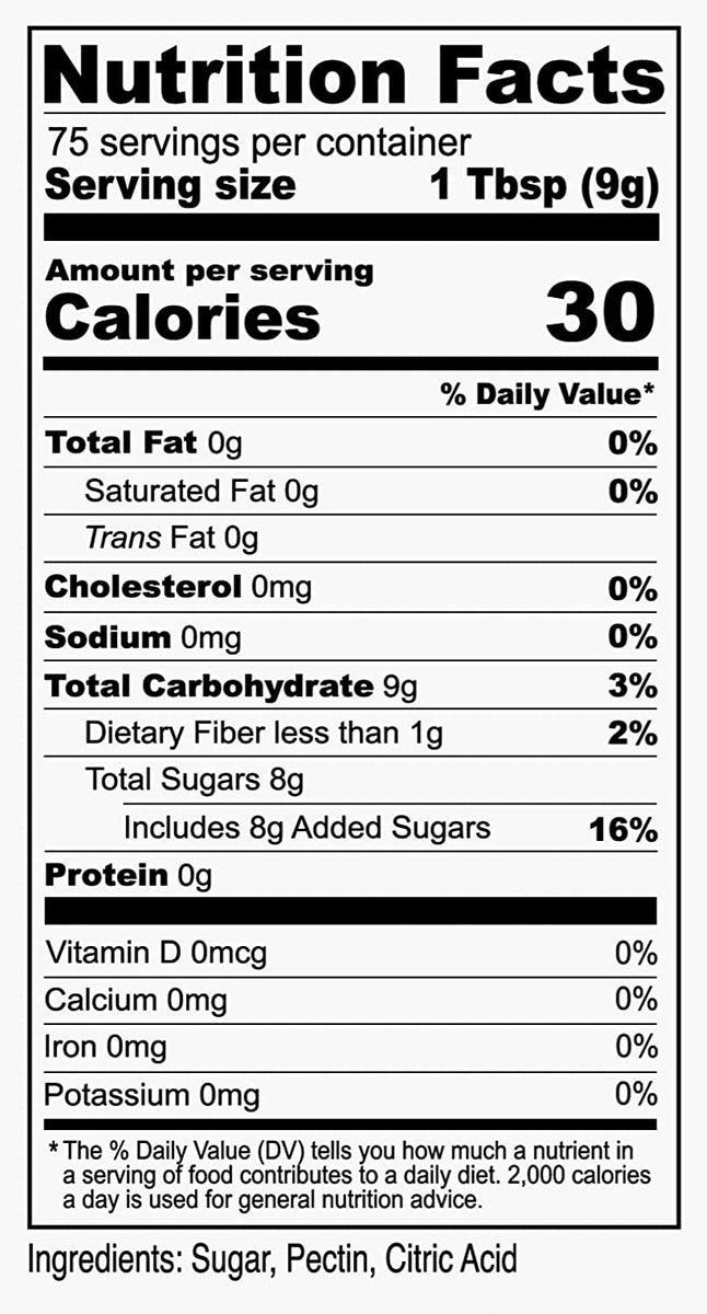 Fruit Pectin Powder Gluten Free & NonGMO Anthonys Goods