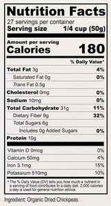 Organic Dried Chickpeas