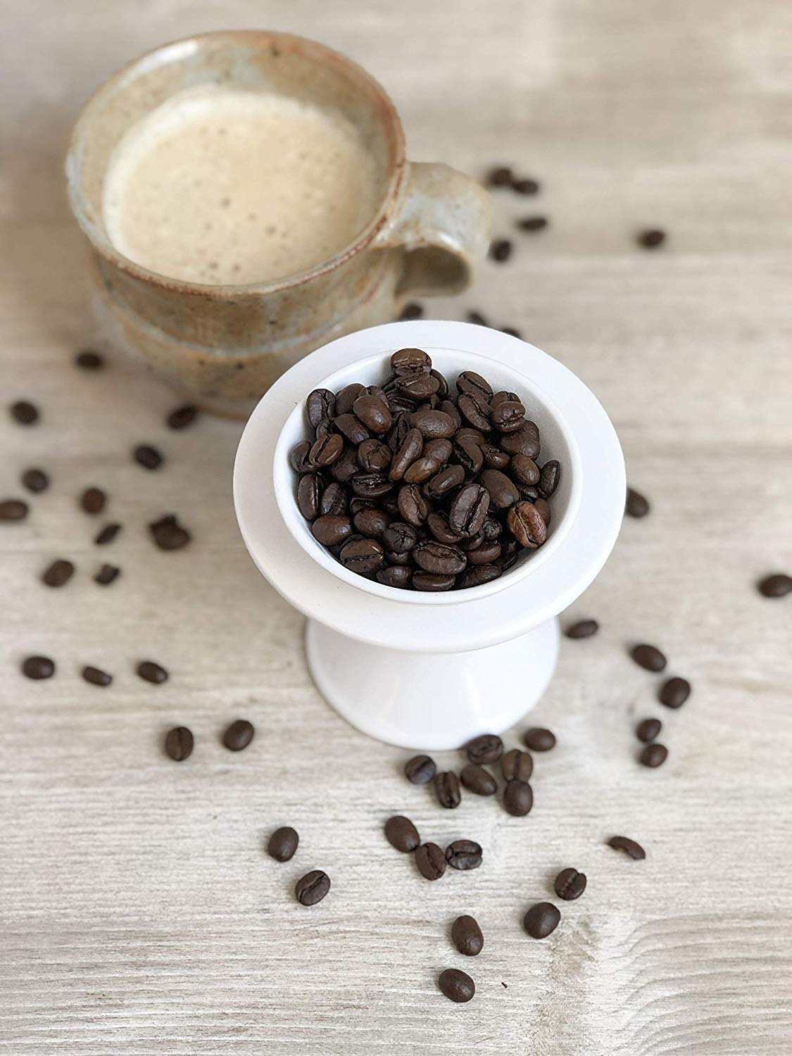 Organic Whole Bean Coffee: Mexican Altura Arabica Beans, Medium Roast, Batch Tested Gluten Free