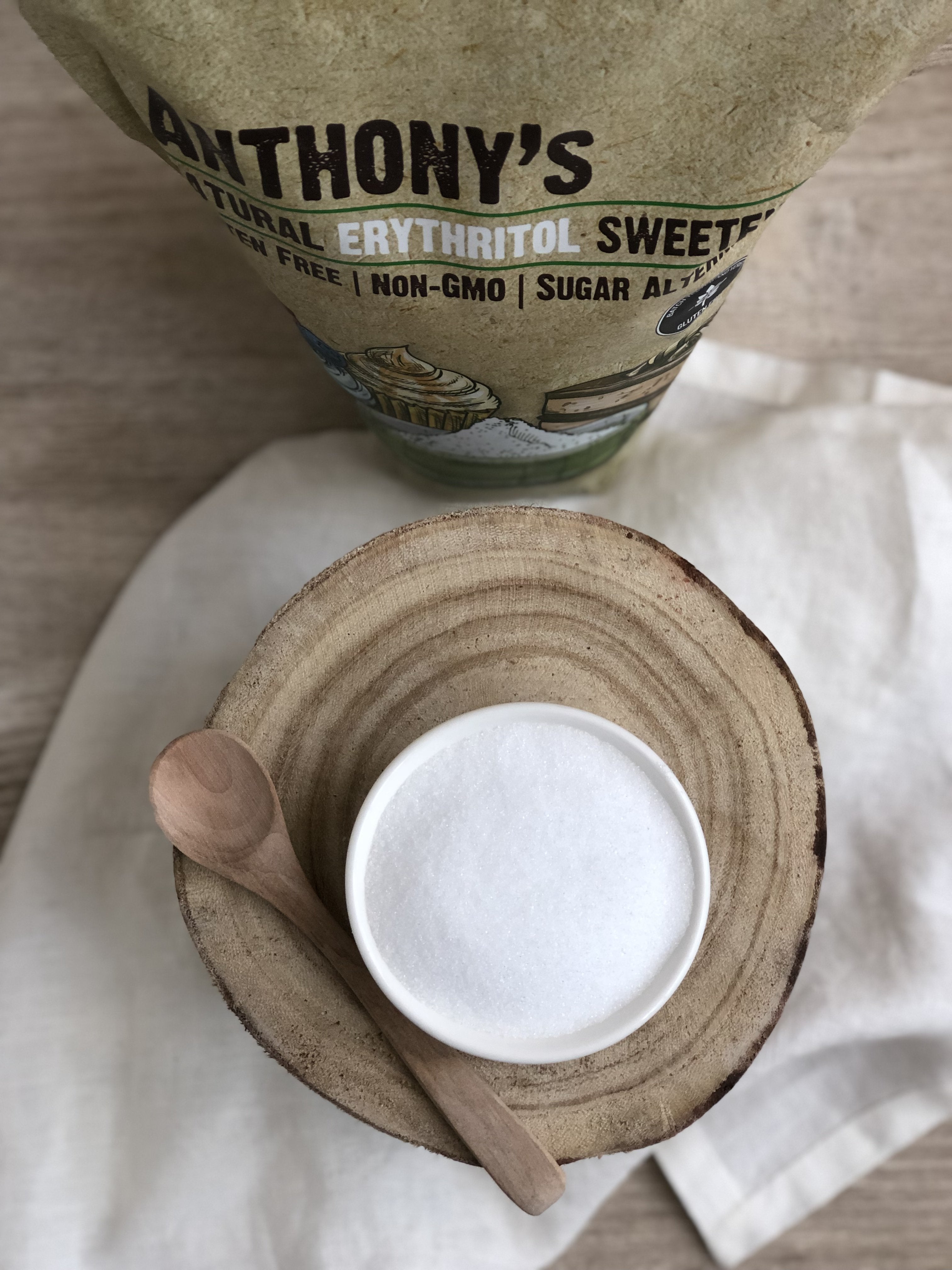 Erythritol Sweetener: Batch Tested & Verified Gluten-Free, Non-GMO, Sweetener