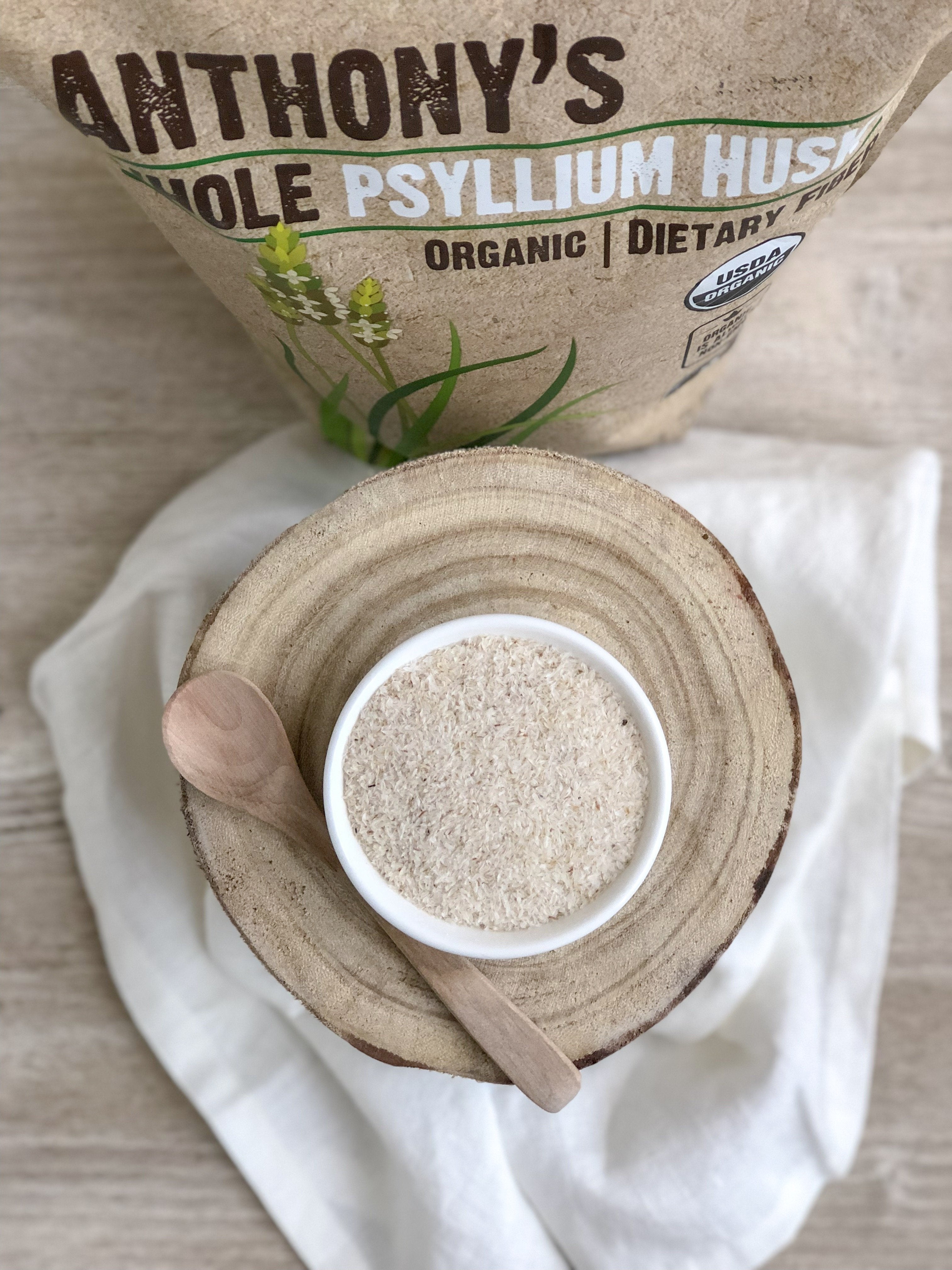 Organic Psyllium Husk Whole: Non-GMO, Gluten Free & Vegan Friendly
