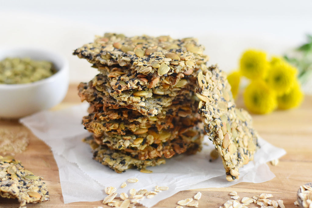 Oat and Seed Crackers