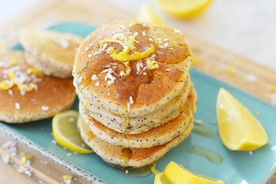 Lemon Poppy Seed Pancakes