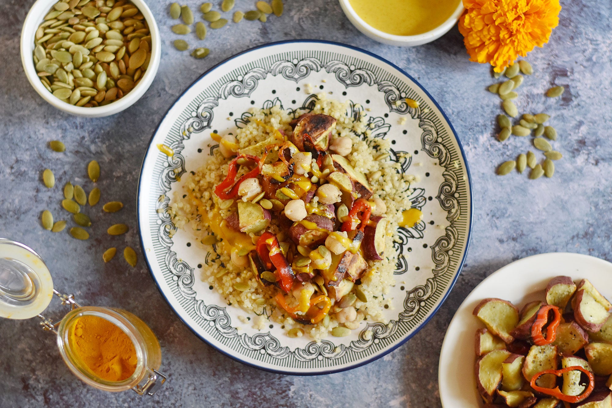 Sweet Potato, Chickpea and Quinoa Power Meal