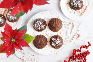 Chocolate Peppermint Madeleines