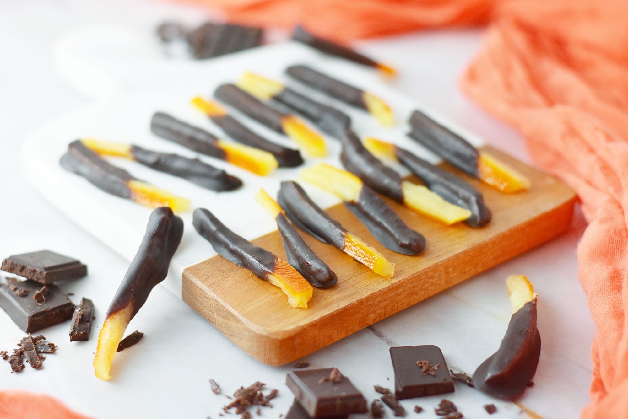 Chocolate Covered Orange Peels Recipe