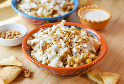 Fatteh (Pita Chips, Spiced Chickpeas & Yogurt Sauce)
