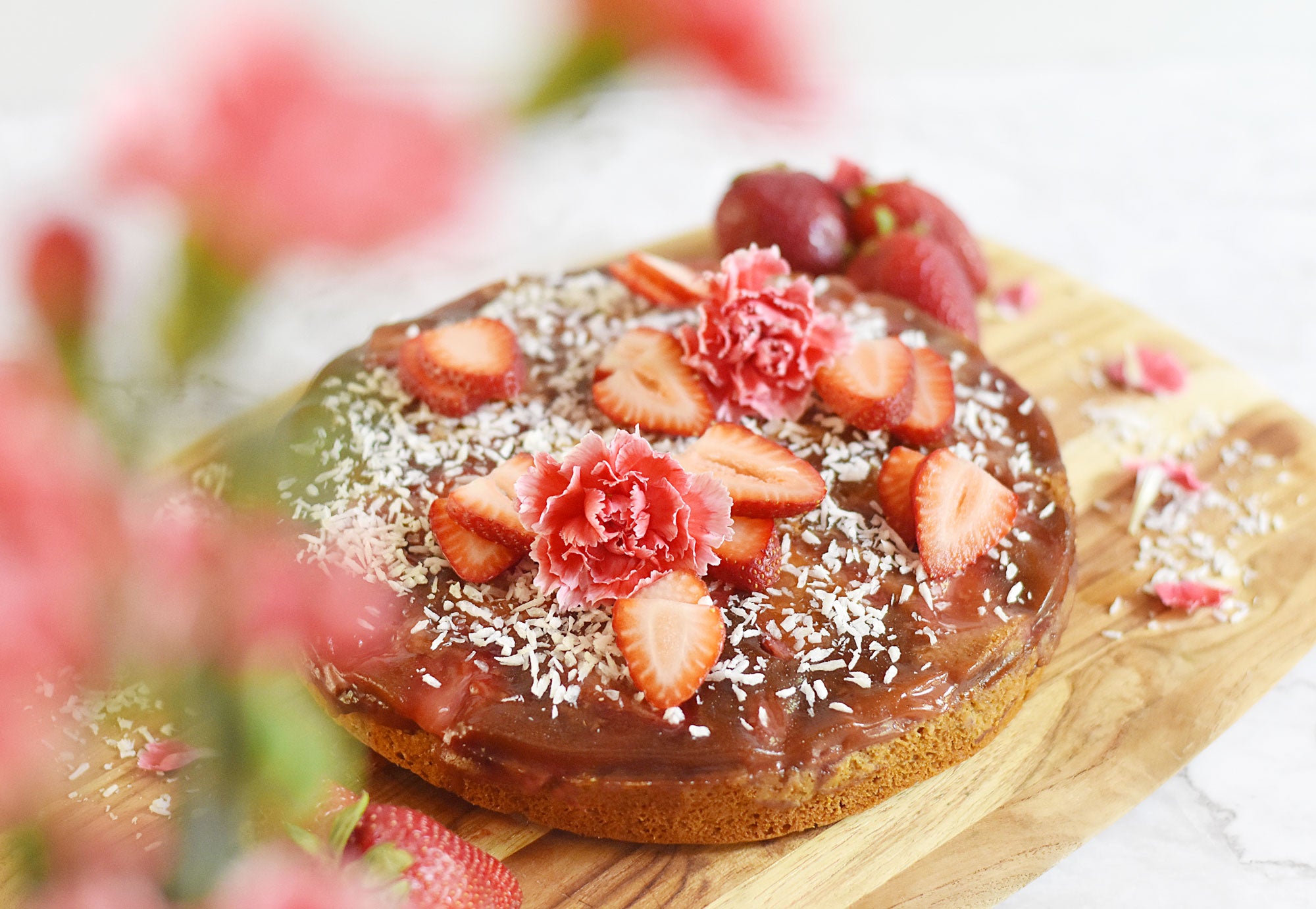 Gluten-Free Strawberry Upside-Down Cake