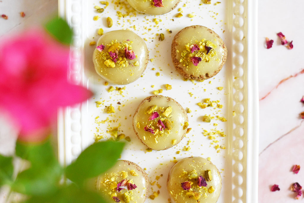 Rose and Cardamom Almond Cookies