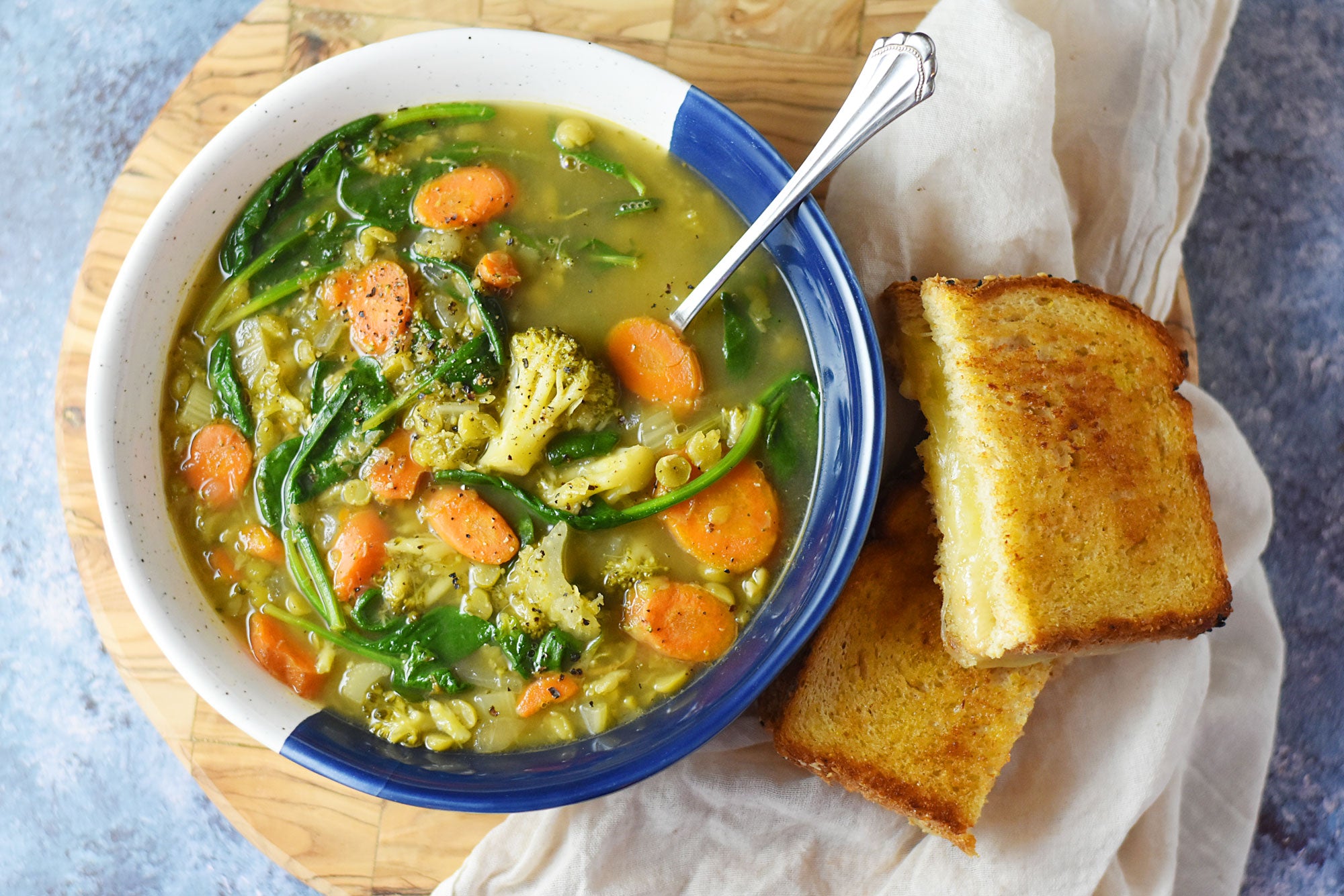 Vegan Split Pea and Vegetable Soup