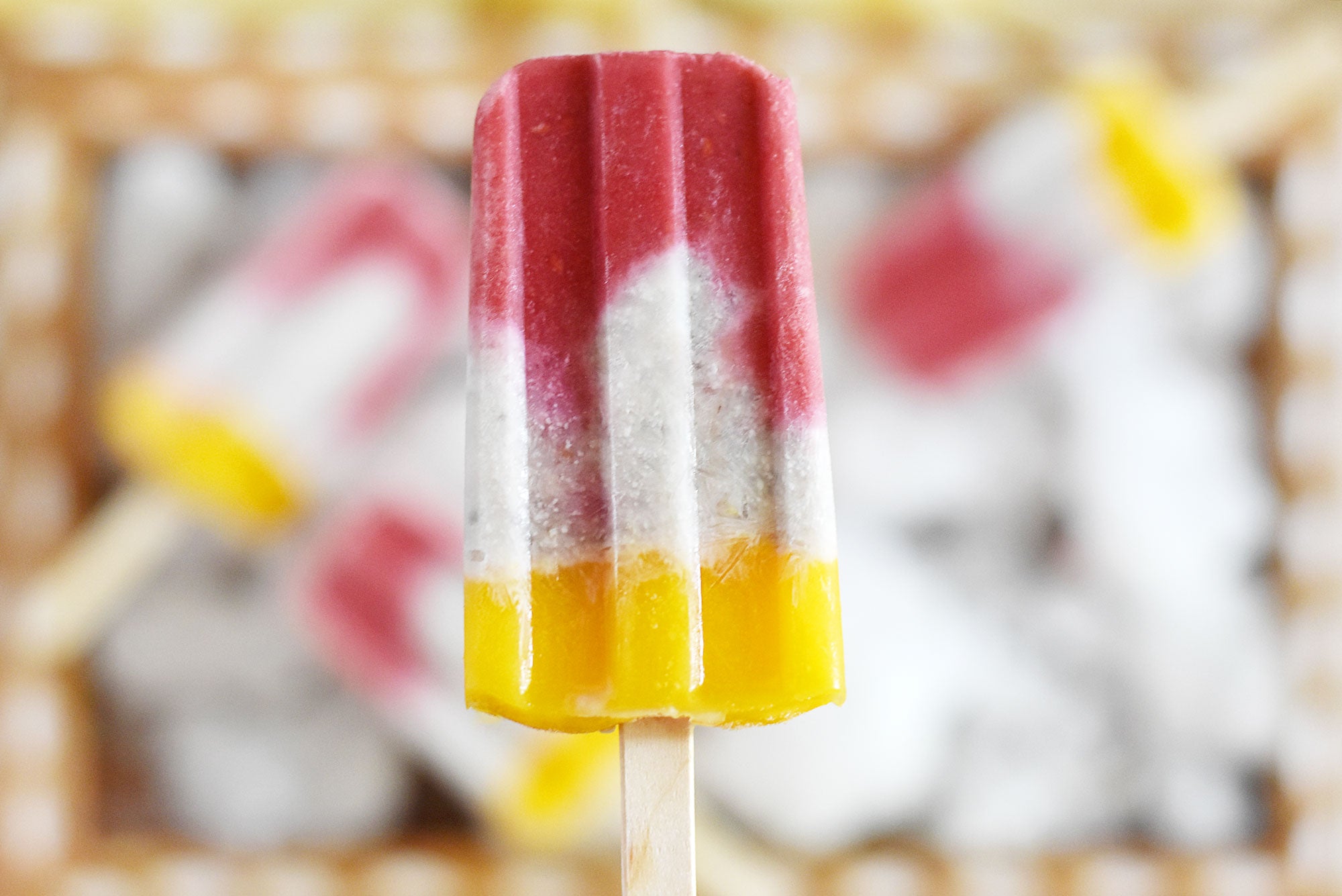 Fruity Coconut Chia Popsicles