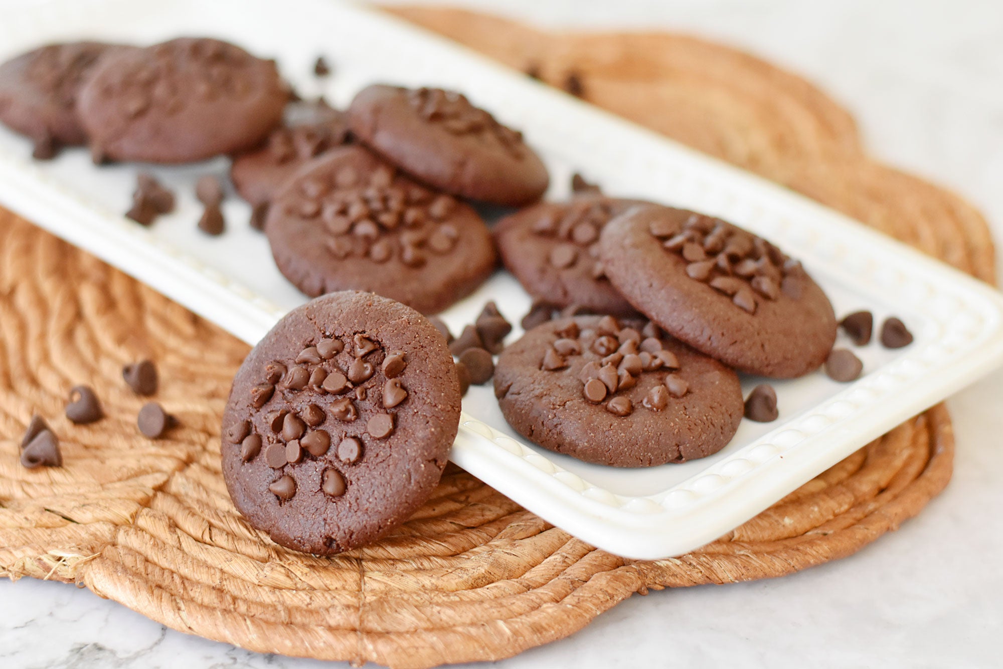 GF Chocolate Brownie Cookies