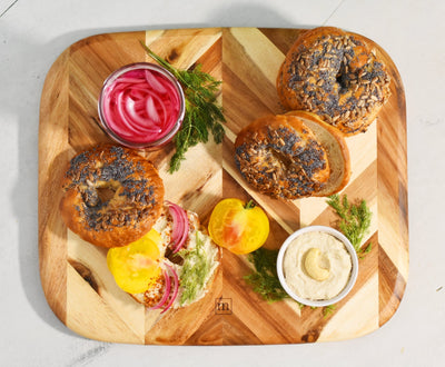 Poppy and Sunflower Seed Bagels