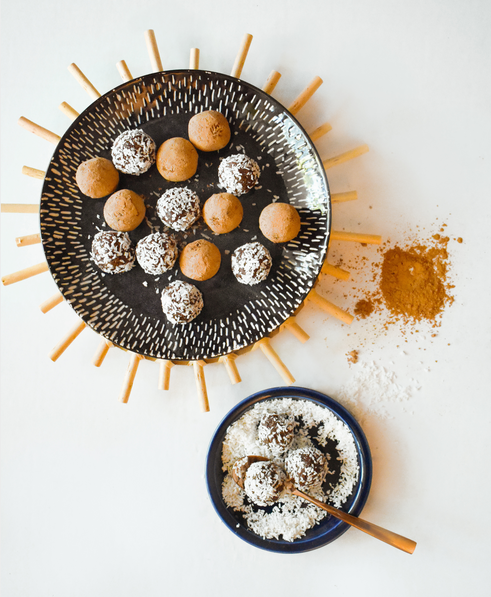 Cocoa Almond Truffles
