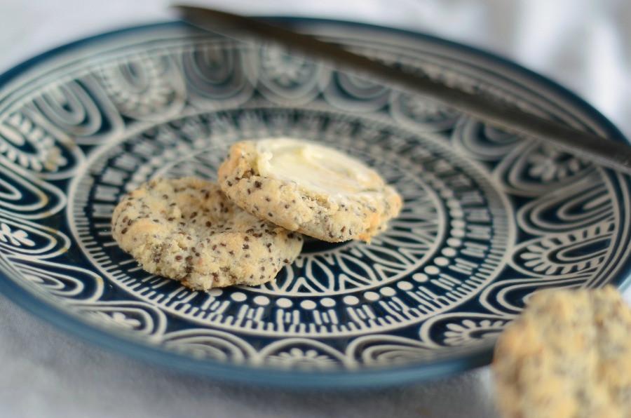 Coconut Flour Chia Biscuits
