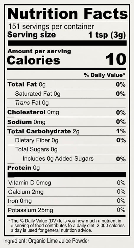 Organic Lime Juice Powder