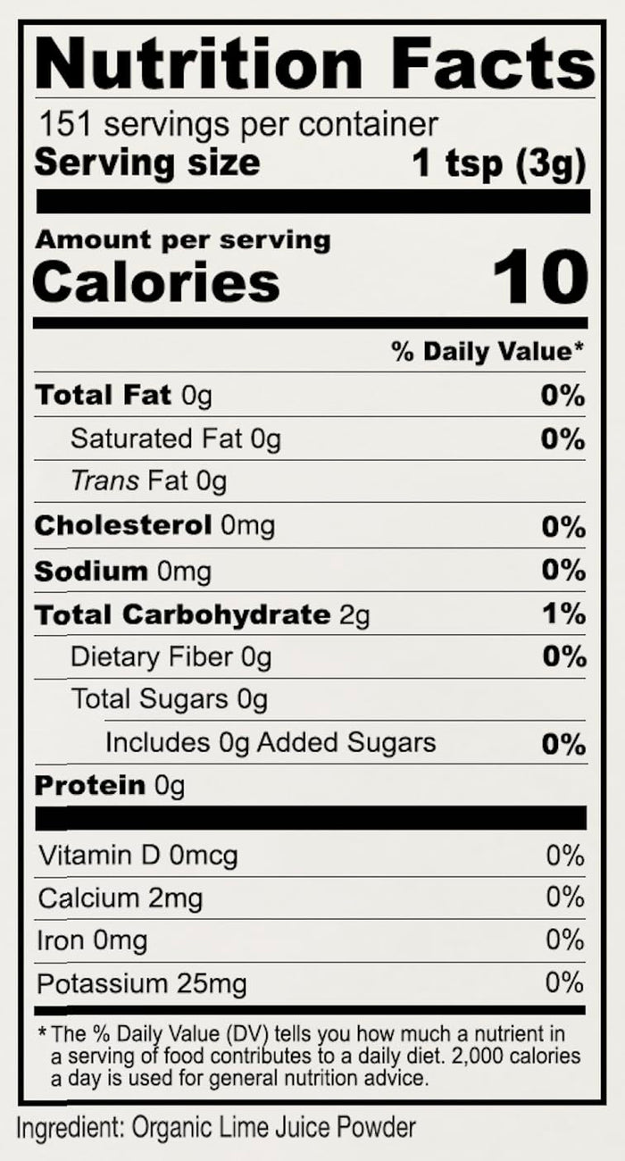 Organic Lime Juice Powder