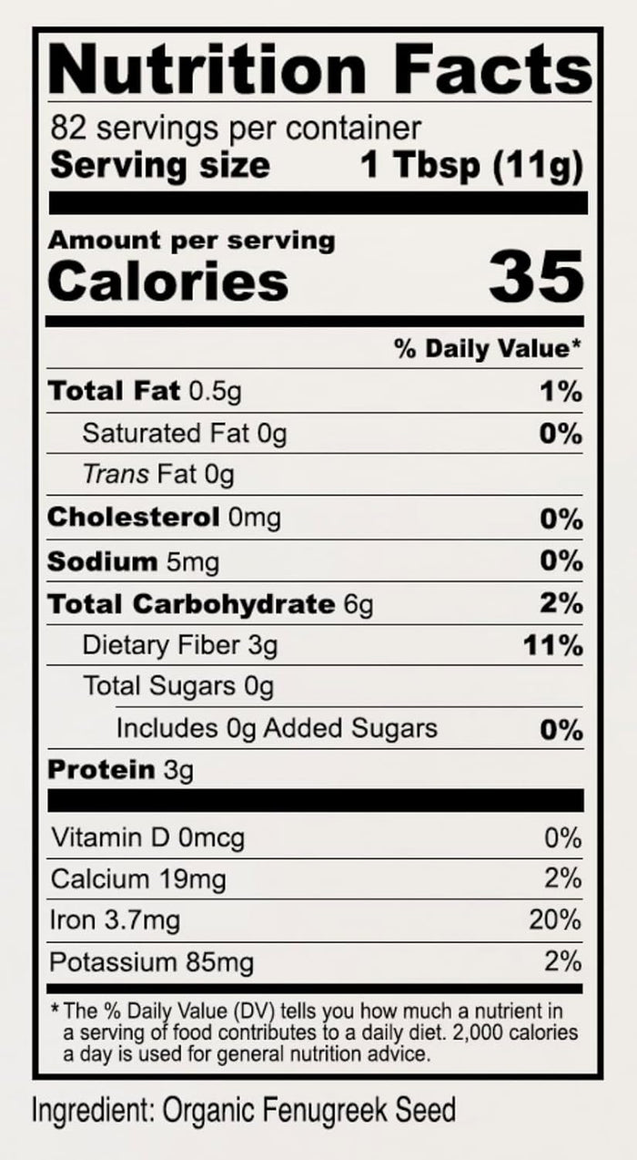 Organic Fenugreek Seeds
