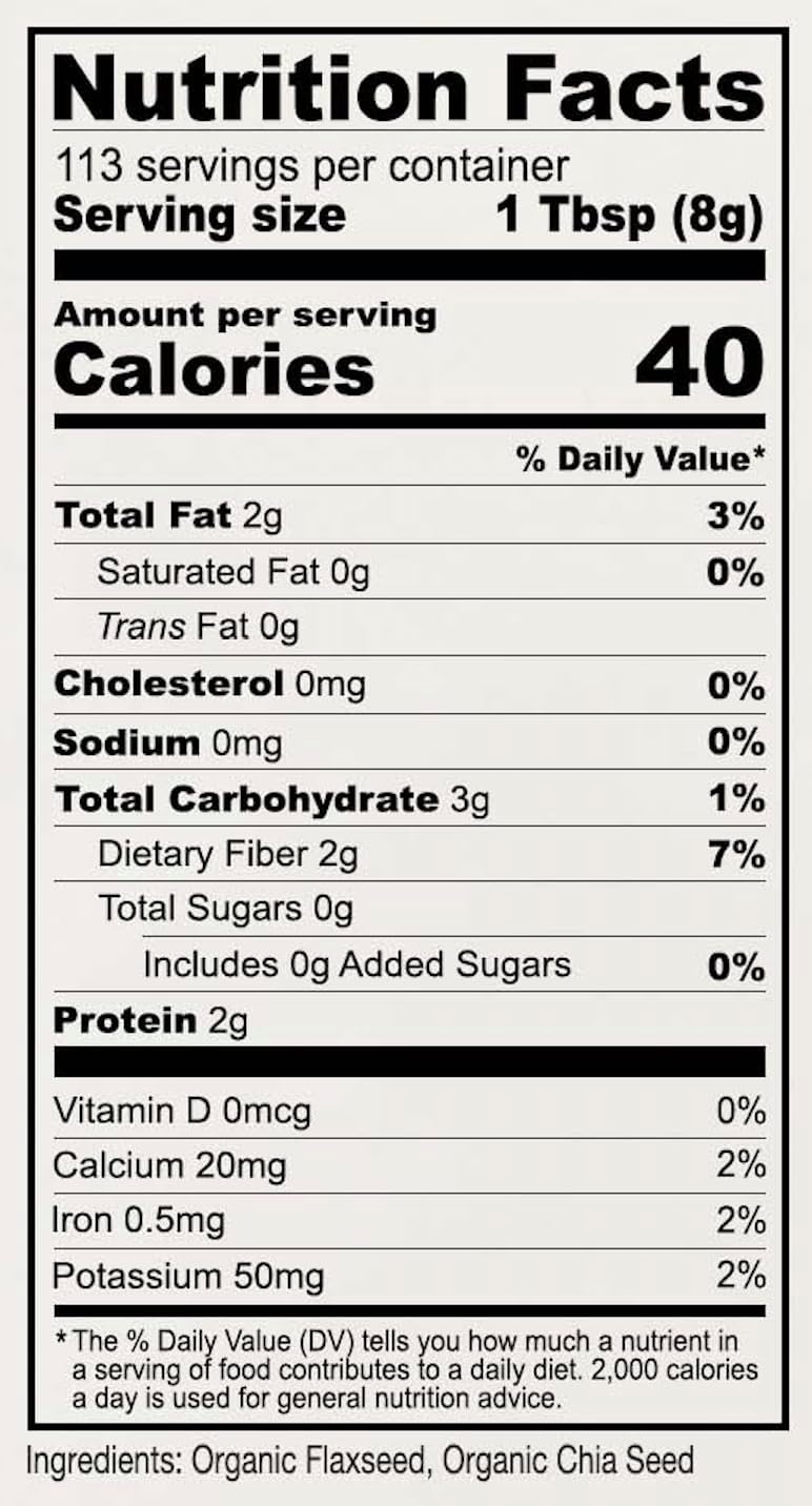 Organic Ground Chia & Flaxseed Mix