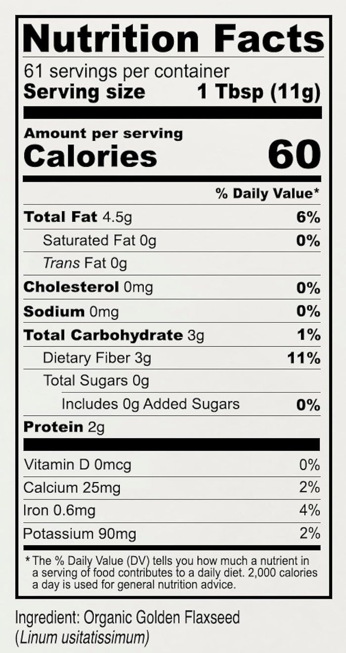 Organic Golden Flaxseeds