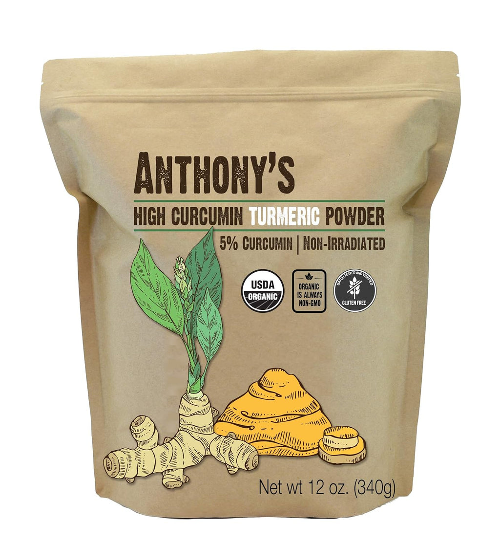 Organic High Curcumin Turmeric Powder – Anthonys Goods