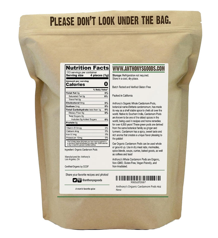 Organic Whole Cardamom Pods