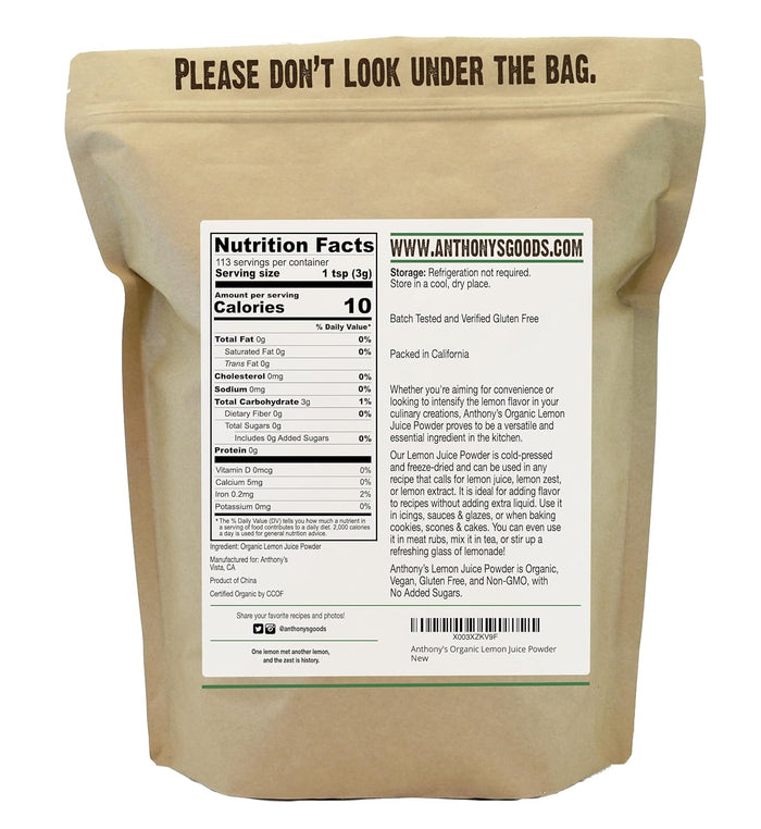 Organic Lemon Juice Powder