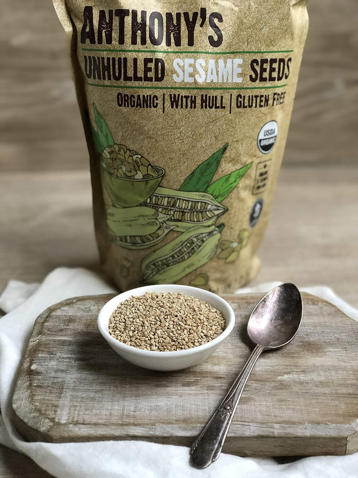 Organic Unhulled Sesame Seeds
