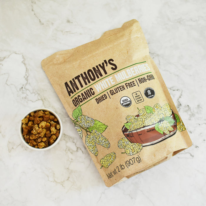 Organic White Mulberries