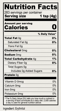 Premium Erythritol Sweetener