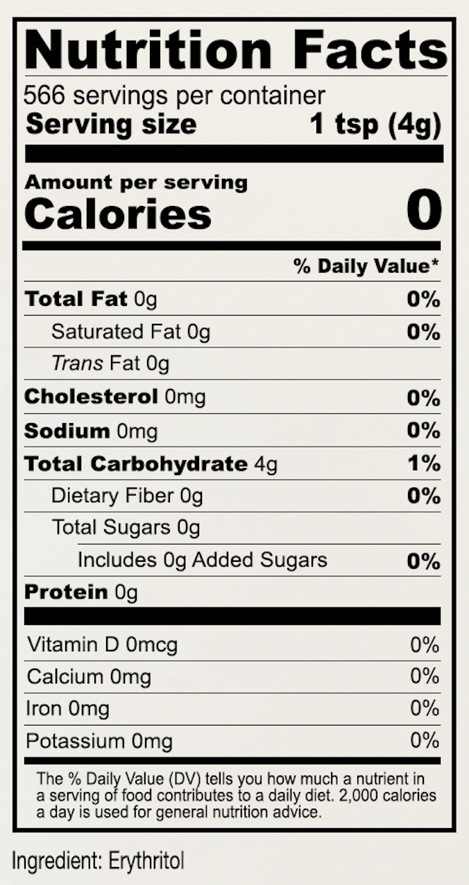 Premium Erythritol Sweetener