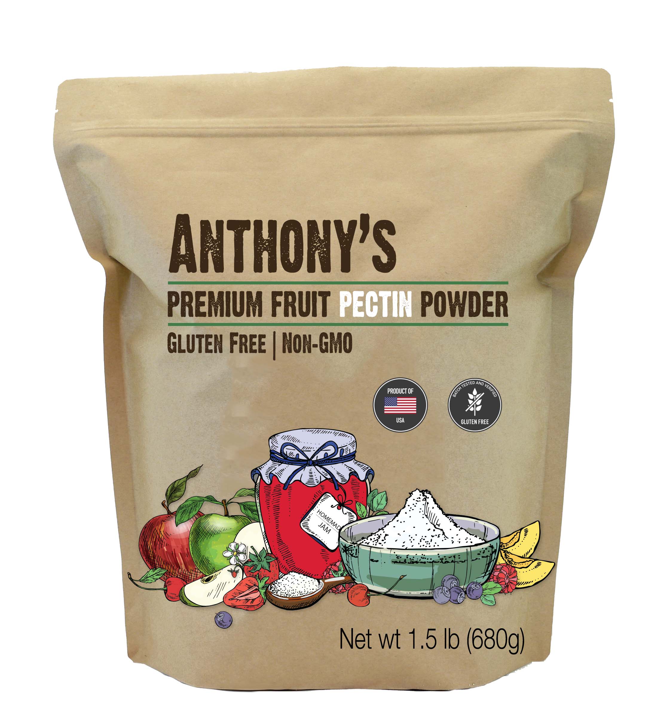 Fruit Pectin Powder: Gluten Free & Non-GMO