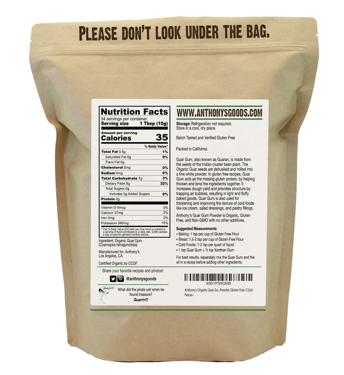 Organic Guar Gum Powder