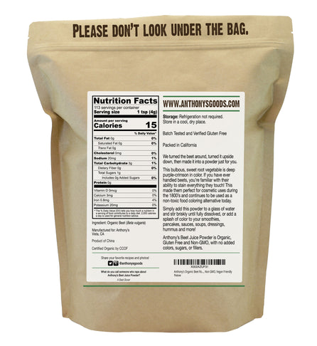 Organic Beet Juice Powder