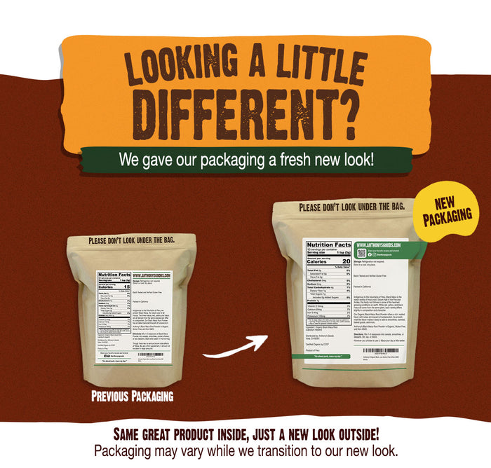Organic Black Maca Root Powder