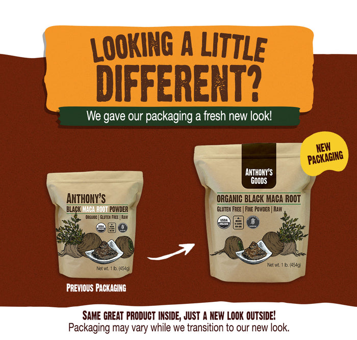 Organic Black Maca Root Powder