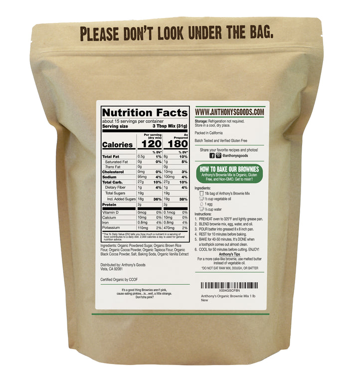 Organic Brownie Mix